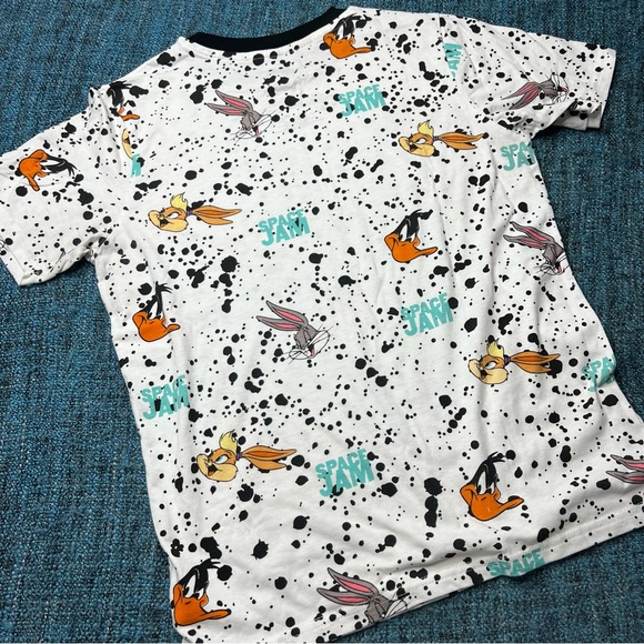 Space Jam Youth Allover Print Graphic T-Shirt - Picture 2 of 4